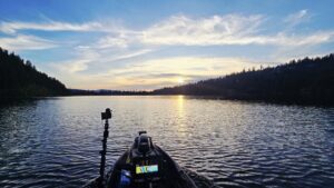 Kayak View of Sunset