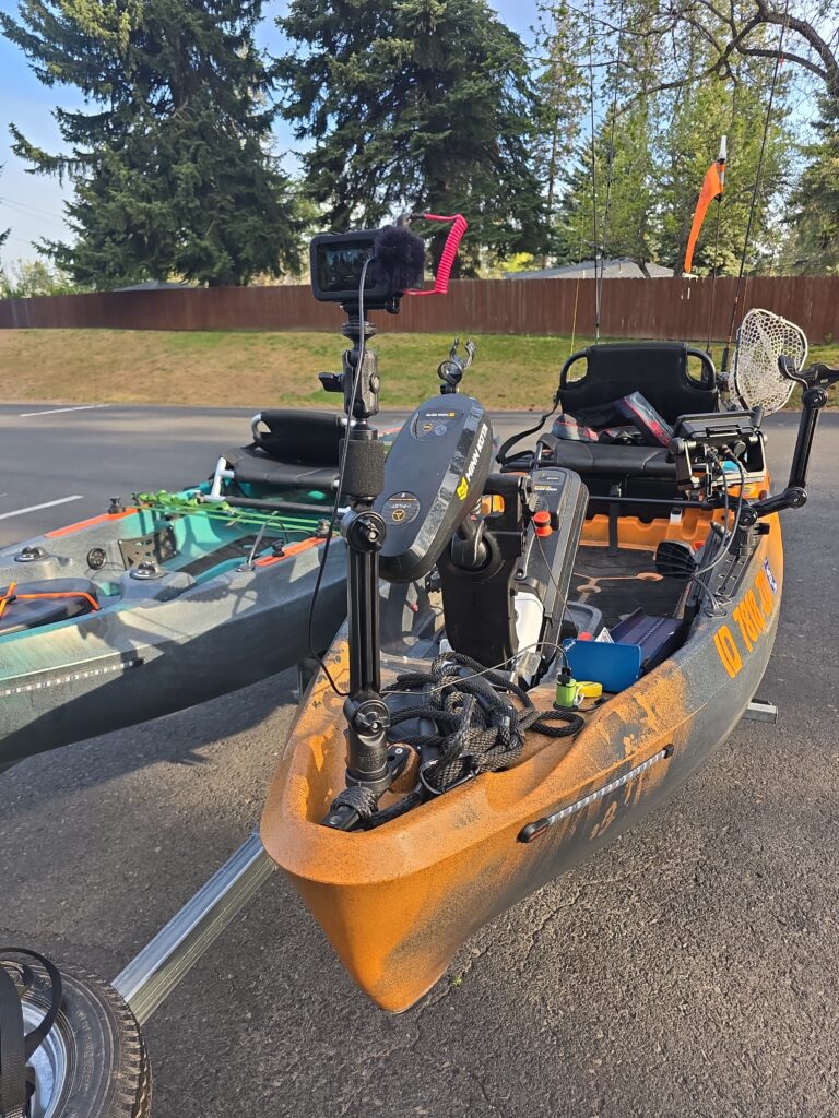 Old Town Autopilot and PDL 106 on Malone Microsport Trailer